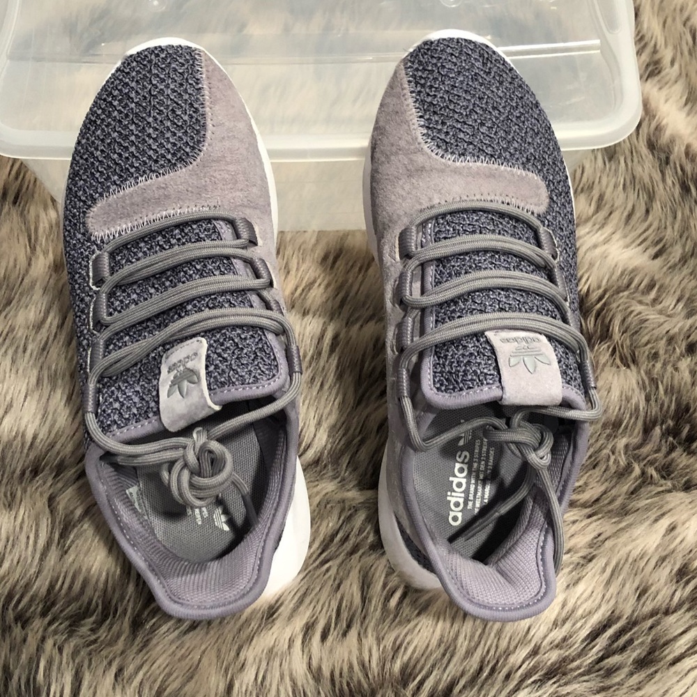 ADIDAS TUBULAR GRAY WOMENS-WORN ONCE